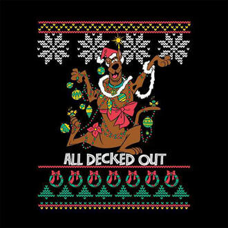 Scooby Doo All Decked Out Sweatshirt - Black - XL Zwart