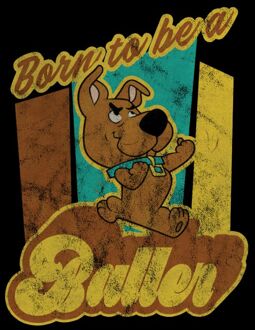 Scooby Doo Born To Be A Baller Men's T-Shirt - Black - 4XL Zwart