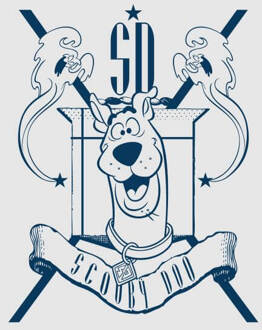 Scooby Doo Coat Of Arms Women's T-Shirt - Grey - XS Grijs