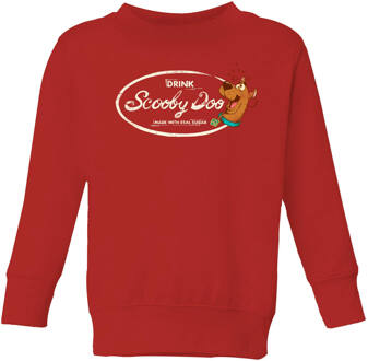 Scooby Doo Cola Kids' Sweatshirt - Red - 110/116 (5-6 jaar) Rood