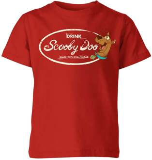 Scooby Doo Cola Kids' T-Shirt - Red - 110/116 (5-6 jaar) Rood - S