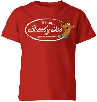 Scooby Doo Cola Kids' T-Shirt - Red - 98/104 (3-4 jaar) Rood - XS