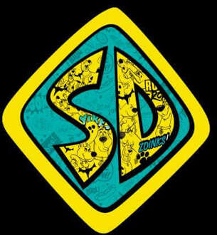 Scooby Doo Emblem Sweatshirt - Black - S Zwart