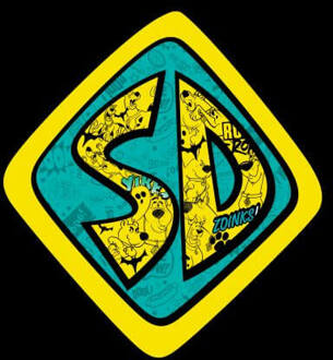 Scooby Doo Emblem Women's T-Shirt - Black - L Zwart