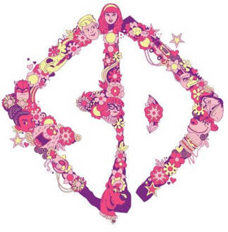 Scooby-Doo Floral Women's T-Shirt - White - XL Wit