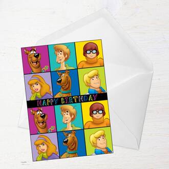 Scooby Doo Gang Happy Birthday Greetings Card - Standard Card