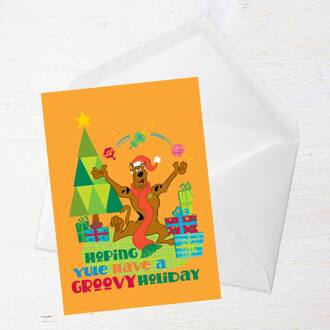 Scooby Doo Hoping Yule Have A Groovy Holiday Greetings Card - Standard Card