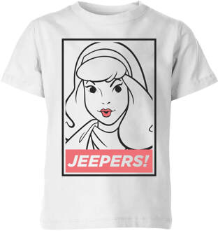 Scooby Doo Jeepers! Kids' T-Shirt - White - 122/128 (7-8 jaar) Wit - M