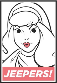 Scooby Doo Jeepers! Men's T-Shirt - White - M Wit