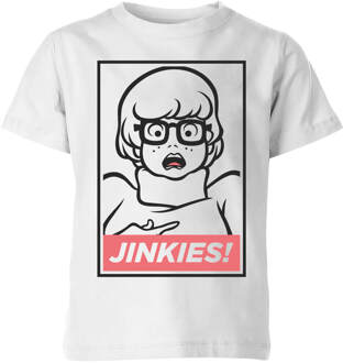 Scooby Doo Jinkies! Kids' T-Shirt - White - 122/128 (7-8 jaar) Wit - M