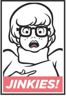 Scooby Doo Jinkies! Sweatshirt - White - M Wit