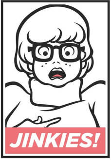 Scooby Doo Jinkies! Women's T-Shirt - White - L Wit