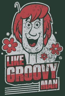 Scooby Doo Like, Groovy Man Women's T-Shirt - Forest Green - XL Groen
