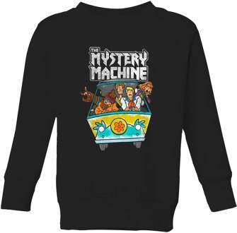Scooby Doo Mystery Machine Heavy Metal Kids' Sweatshirt - Black - 122/128 (7-8 jaar) Zwart