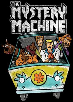 Scooby Doo Mystery Machine Heavy Metal Men's T-Shirt - Black - 4XL Zwart