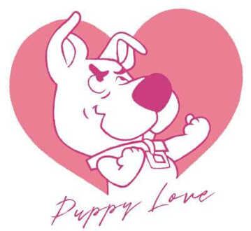 Scooby Doo Puppy Love Men's T-Shirt - White - L - Wit