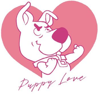 Scooby Doo Puppy Love Men's T-Shirt - White - M Wit