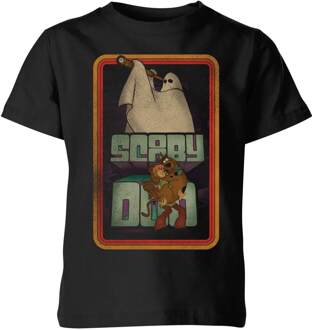 Scooby Doo Retro Ghostie Kids' T-Shirt - Black - 146/152 (11-12 jaar) Zwart - XL