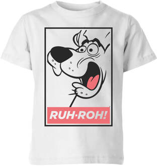 Scooby Doo Ruh-Roh! Kids' T-Shirt - White - 110/116 (5-6 jaar) Wit - S