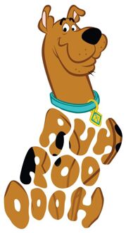 Scooby Doo RUHROOOOOH Men's T-Shirt - White - XL Wit