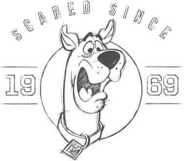Scooby Doo Scared Since '69 Sweatshirt - White - S - Wit