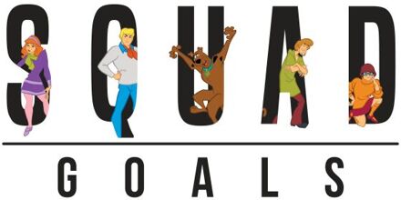 Scooby Doo Squad Goals Men's T-Shirt - White - S Wit