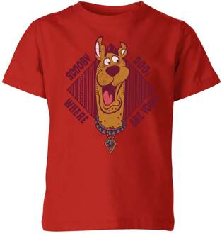 Scooby Doo Where Are You? Kids' T-Shirt - Red - 134/140 (9-10 jaar) Rood - L