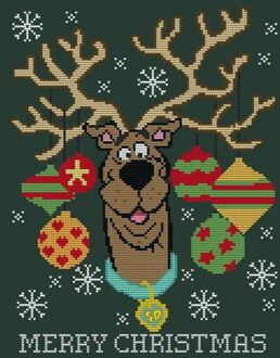 Scooby Doo Women's Christmas T-Shirt - Forest Green - S
