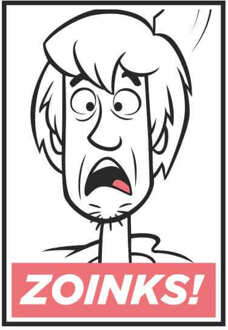 Scooby Doo Zoinks! Sweatshirt - White - S Wit