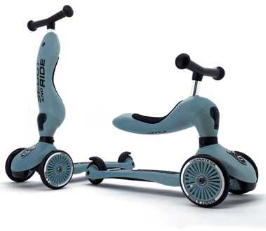 Scoot & Ride Highwaykick 1 - Steel Multikleur