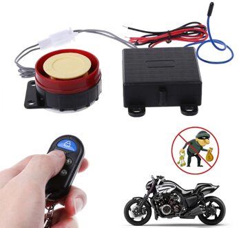 Scooter Auto Alarmsysteem Afstandsbediening 12V Anti-Diefstal Fiets Motorfiets