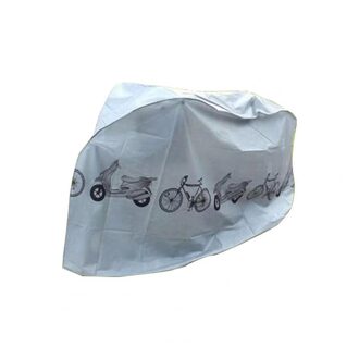 Scooter Cover Stevige Stofdicht Grey Firm Fiets Protector Voor Fiets Motorfiets Scooter Scooter Cover Stevige Plaat C Buckl