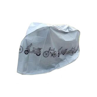 Scooter Cover Stevige Stofdicht Grey Firm Fiets Protector Voor Fiets Motorfiets Scooter