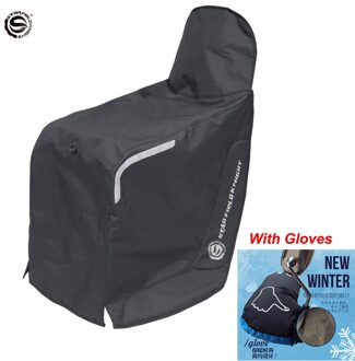 Scooter Motorfiets Been Cover Knie Deken Warmer Zachte Pluche Waterdichte Winter Quilt Voor Motorfiets Been Cover Met Handvat Mouwen met handschoenen