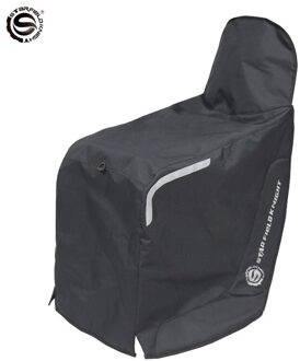 Scooter Motorfiets Been Cover Knie Deken Warmer Zachte Pluche Waterdichte Winter Quilt Voor Motorfiets Been Cover Met Handvat Mouwen zwart