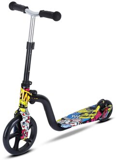 Scooter Voor Kinderen Grote Wielen Scooter Folding Kick Scooter Voor Peuters 3-8 Jaar Met Verstelbare Hoogte Lichtgewicht Scooter 2 Wheels kleur 3