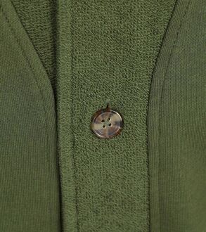 Scotch and Soda Cardigan Groen Donkergroen - XL