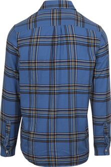 Scotch and Soda Flanel Overhemd Blauw - L,M,XL