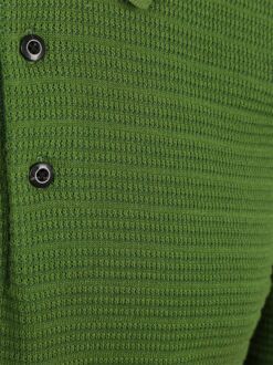 Scotch and Soda Knitted Polo Structure Groen - L,M,XL