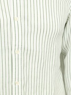 Scotch and Soda Linnen Overhemd Streep Wit Off-White - L,M,XL