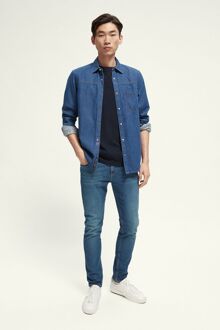 Scotch and Soda Skim super slim fit jeans van biologisch katoen Indigo - W31/L32