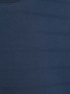 Scotch and Soda Structured T-shirt Navy Donkerblauw - L,M,XL