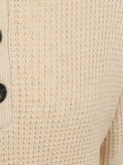 Scotch and Soda Waffle stitch dropped shoulder long Beige - L,M,XL,XXL