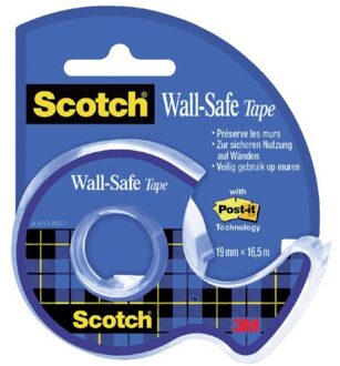 Scotch Plakband Scotch 19mmx16.5m Wall Safe + handafroller