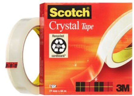 Scotch Plakband Scotch Crystal 600 19mmx66m transparant