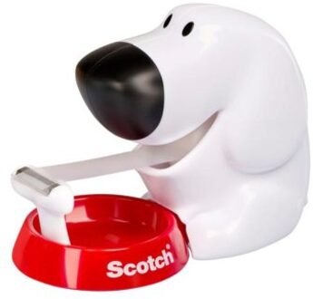 Scotch Plakbandhouder Scotch C31 hond + 1rol 19mmx7.5m
