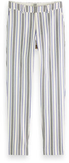 Scotch & Soda 170933 5474 scotch and soda lowry mid-rise slim striped trousers blue pink stripes Print / Multi - 28-32