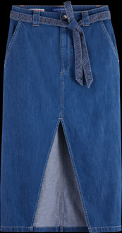 Scotch & Soda 176911 summery skirt with belt Blauw - M