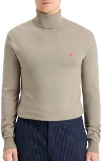 Scotch & Soda Beige Turtleneck Viscose Sweater Scotch & Soda , Beige , Heren - 2Xl,Xl,L,M,S