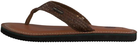 Scotch & Soda Cadelli Slippers - Heren - Bruin - Maat 42